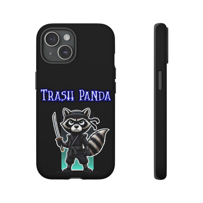 Trash Panda Ninja Phone Case — Cute Raccoon Warrior Protective Case