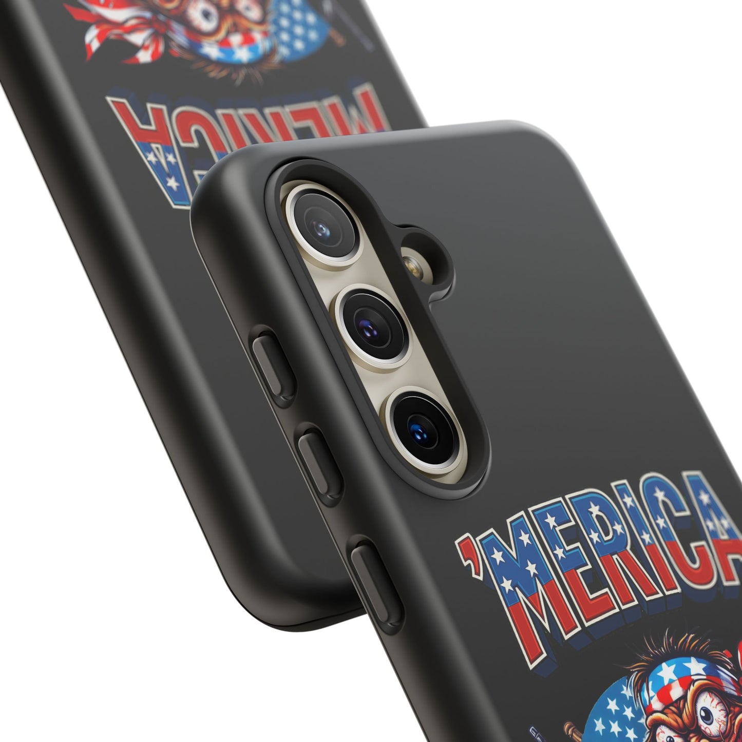'MERICA Patriotic Phone Case — American Flag Madman Design