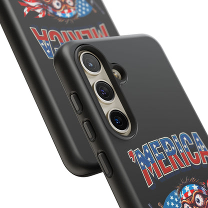 'MERICA Patriotic Phone Case — American Flag Madman Design