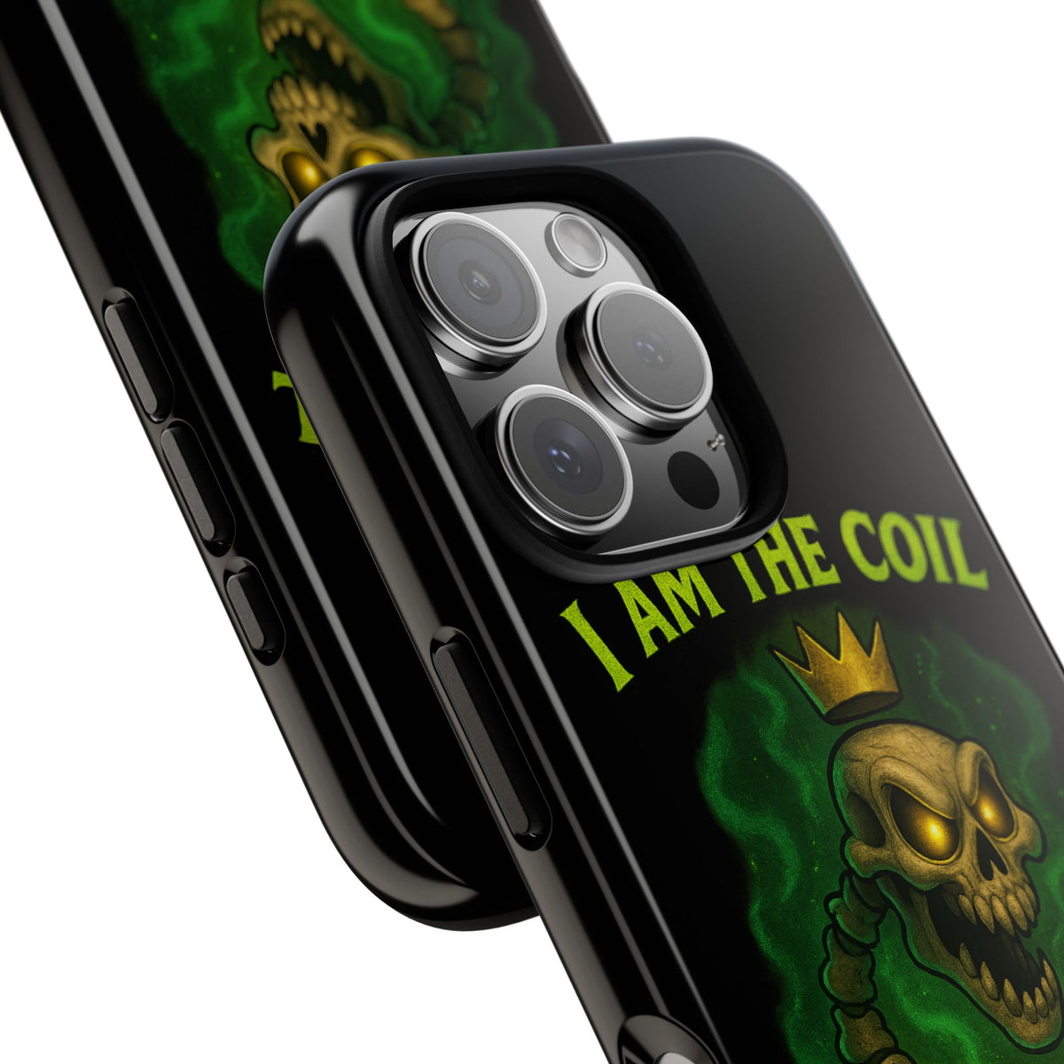 Tough Cases — “I Am The Coil In Your Nightmares” Skull Snake Shockproof Phone Case