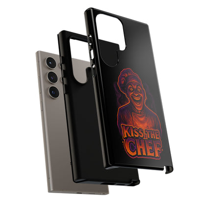 Phone Case — "Kiss the Chef" Neon Horror Chef Design