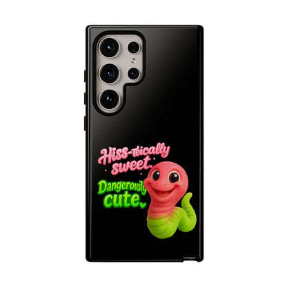 Phone Case — "Hiss-tically Sweet, Dangerously Cute" Worm Design