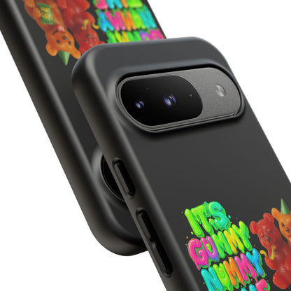 Phone Case — "It's Gummy Nummy Time" Colorful Gummy Bear Protective Case
