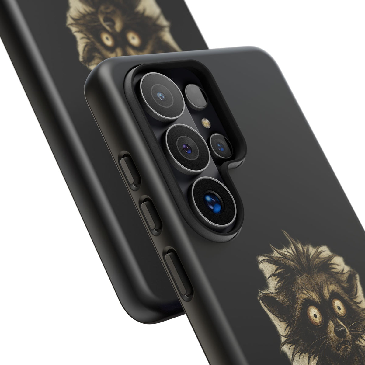 Phone Case — "Chosen by Darkness (Or Maybe Just Rabies)" Cute Creepy Lemur Design