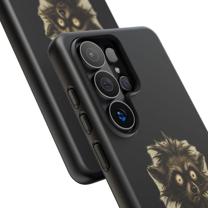 Phone Case — "Chosen by Darkness (Or Maybe Just Rabies)" Cute Creepy Lemur Design