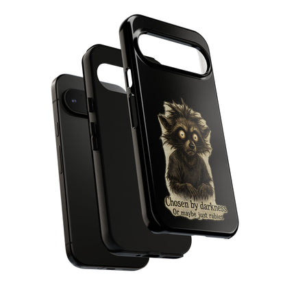 Phone Case — "Chosen by Darkness (Or Maybe Just Rabies)" Cute Creepy Lemur Design