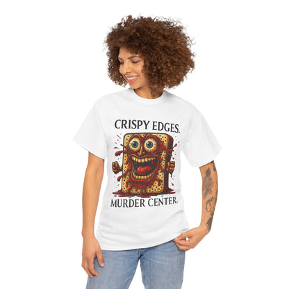 Crispy Edges. Murder Center. – Psycho Maxipad Tee