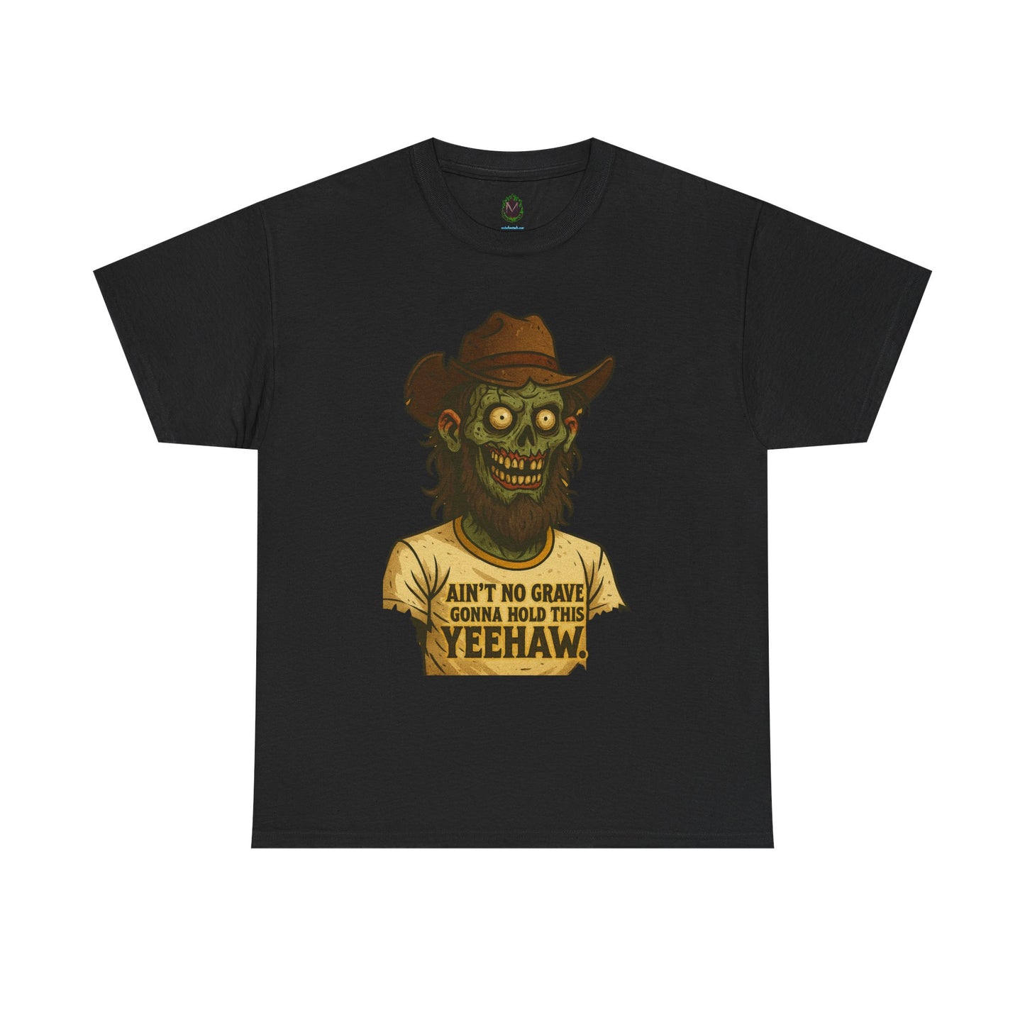 Zombie Cowboy Tee | "Ain't No Grave Gonna Hold This Yeehaw"