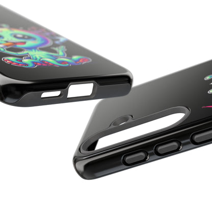 Alien Smoking Rainbow Joint Phone Case — Cute Psychedelic Cannabis iPhone Cover
