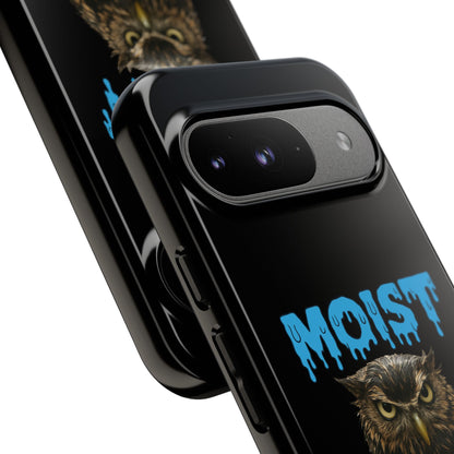 Moist Owlette Phone Case — Funny Owl Graphic Protective Case