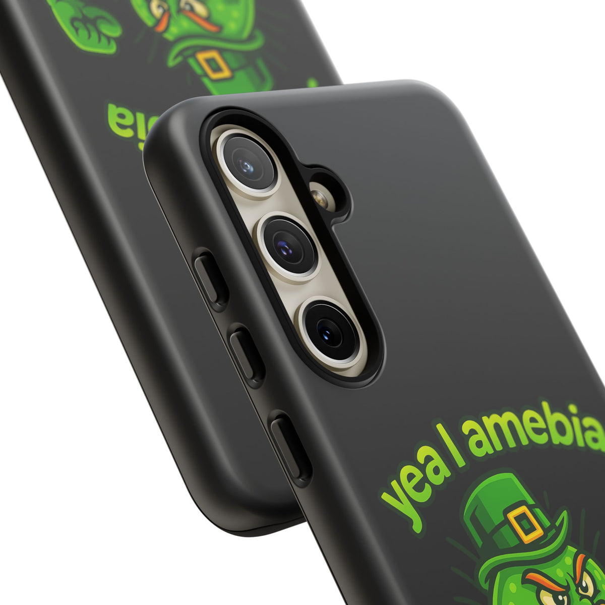 Phone Case – “Yea I Amebia, Amebia Your Face” St. Patrick’s Day Funny Amoeba Design