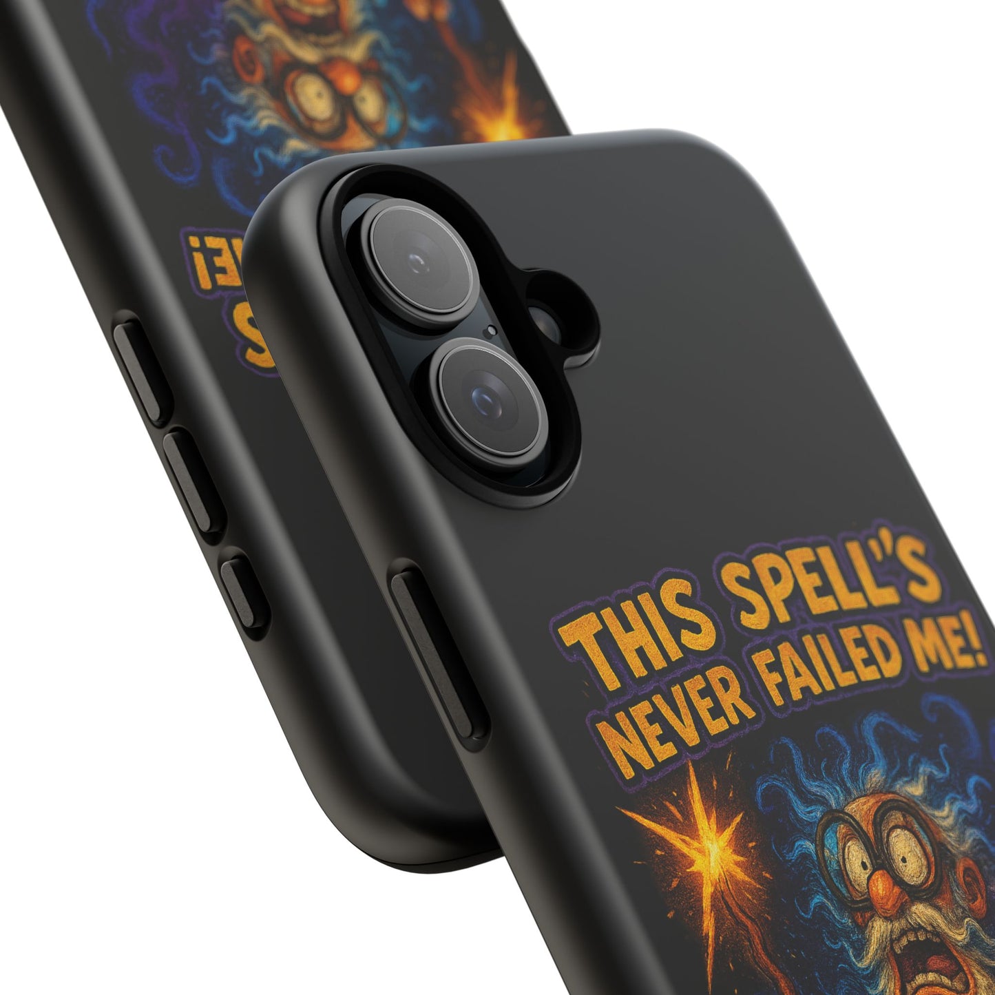 Wizard Phone Case — "This Spell's Never Failed Me!" Funny Magic Protective iPhone Cover