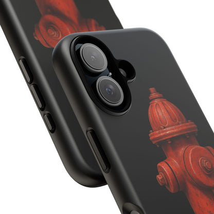 Red Fire Hydrant Phone Case — Tough Protective iPhone Cover