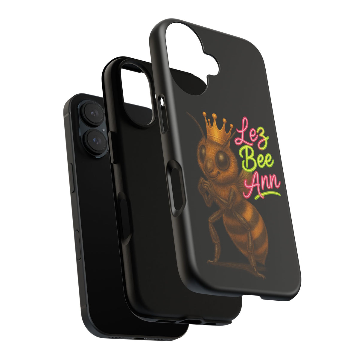 Phone Case — 'Lez Bee Ann' Queen Bee Tough Protective Cover
