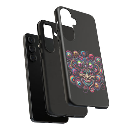 Psychedelic Smiling Eye Cluster Phone Case