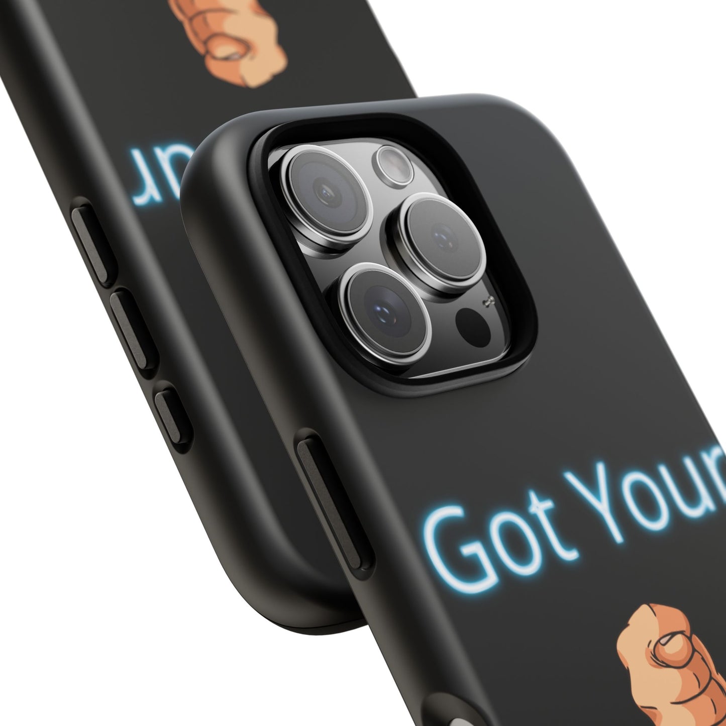 Got Your Nose Phone Case — Funny Neon Fist Design