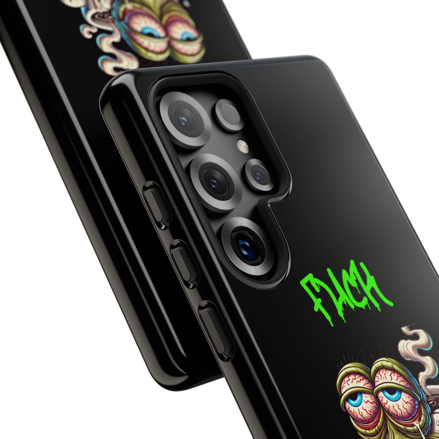 Phone Case — "F*** Monday" Grotesque Coffee Monster Shock Art