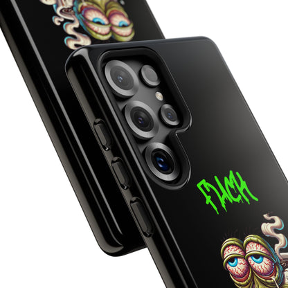 Phone Case — "F*** Monday" Grotesque Coffee Monster Shock Art