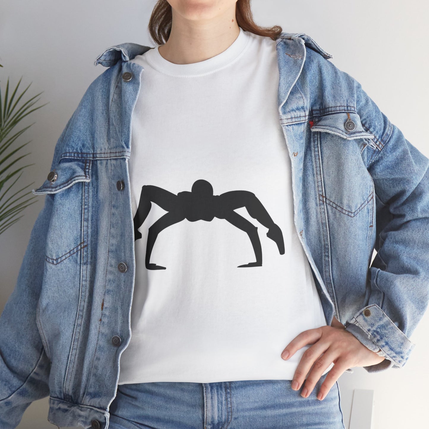 Spider Woman Silhouette – Crawling Shadow Tee