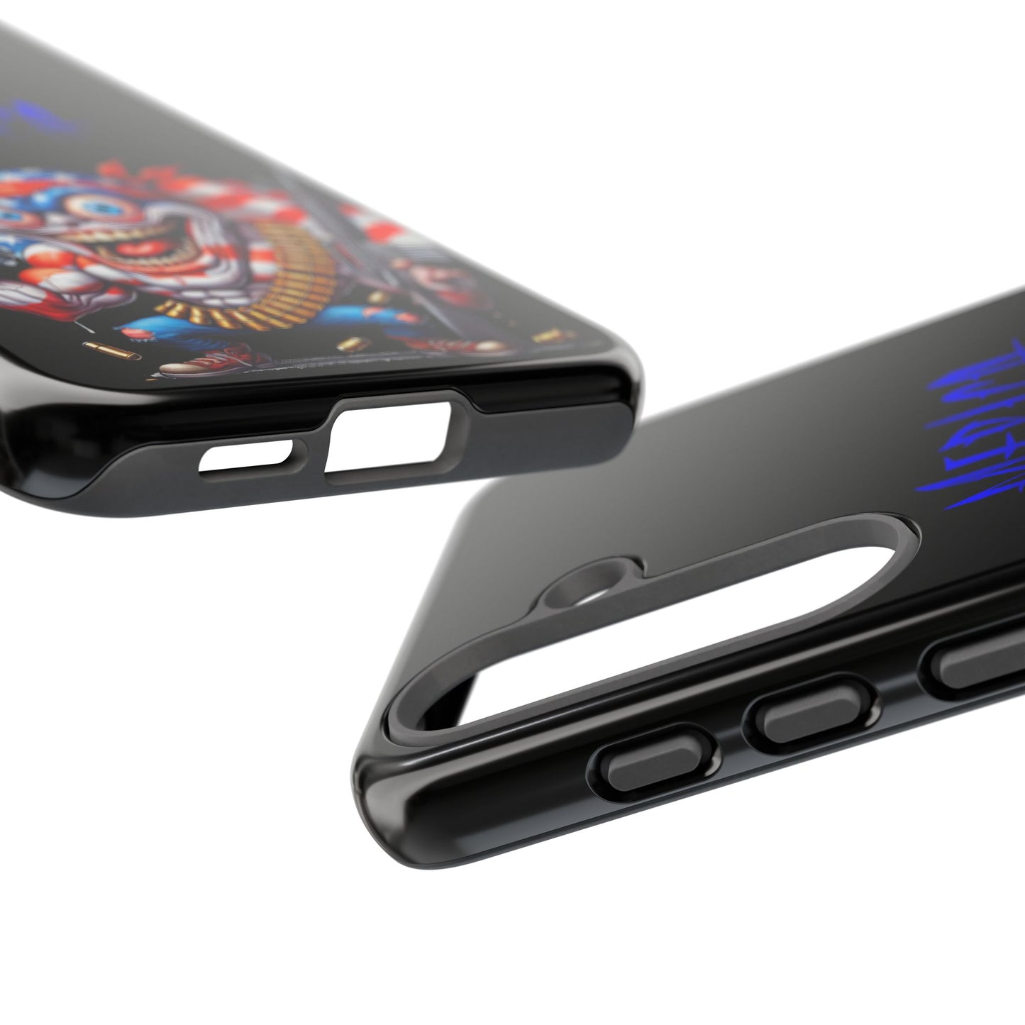 Phone Case — Patriotic 'Merica Clown with Flag, Beer & Rifle