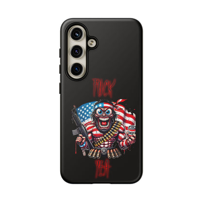 Phone Case — American Flag Skull Soldier Design (Tough Cases)