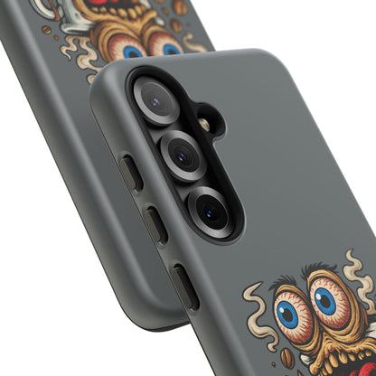 Phone Case — "This Isn't a Cup, It's a Cry for Help" Coffee Monster Design