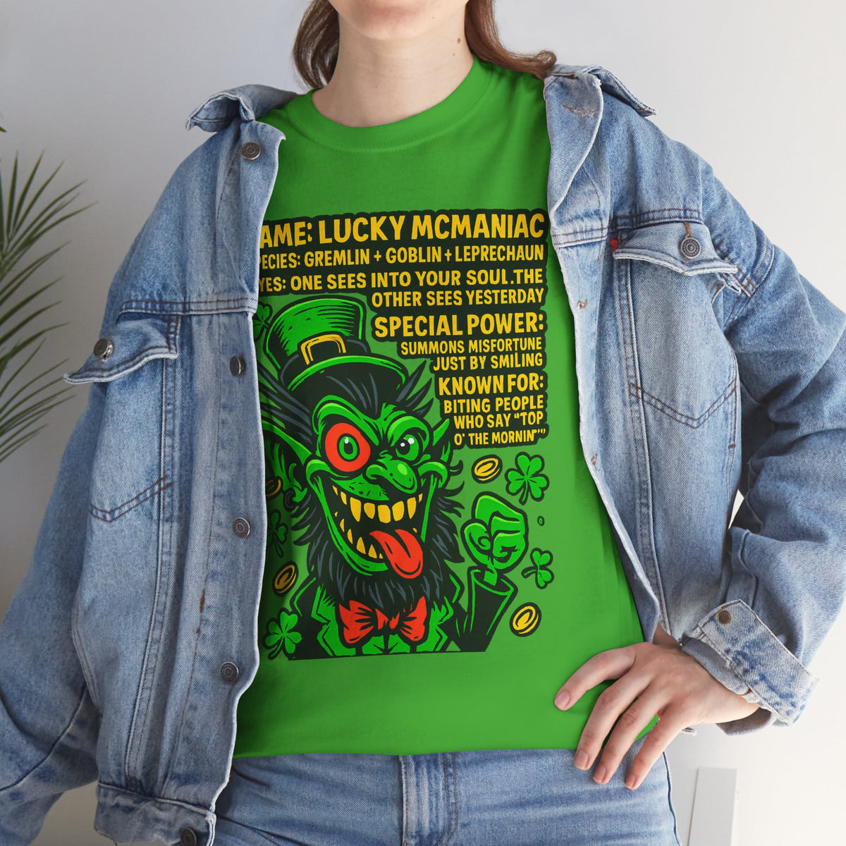 Lucky McManiac – Mischievous Goblin-Leprechaun Hybrid T-Shirt