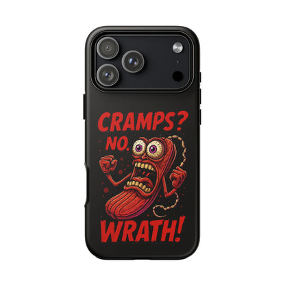 Phone Case — "Cramps? No, Wrath!" Retro Hot-Pepper Graphic