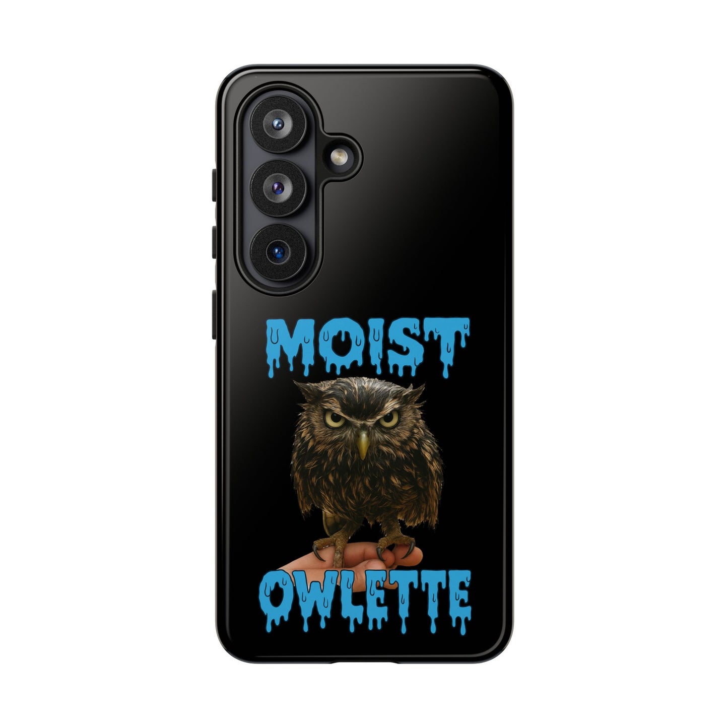 Moist Owlette Phone Case — Funny Owl Graphic Protective Case