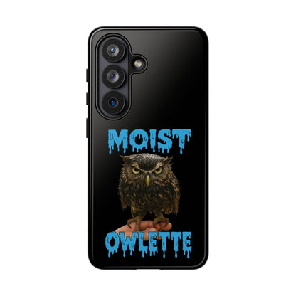 Moist Owlette Phone Case — Funny Owl Graphic Protective Case