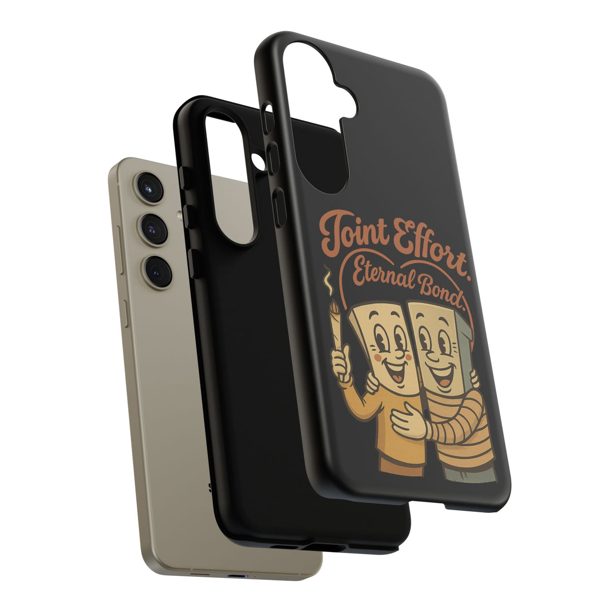 Phone Case — "Joint Effort Eternal Bond" Retro Cannabis Matchstick Design