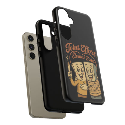 Phone Case — "Joint Effort Eternal Bond" Retro Cannabis Matchstick Design