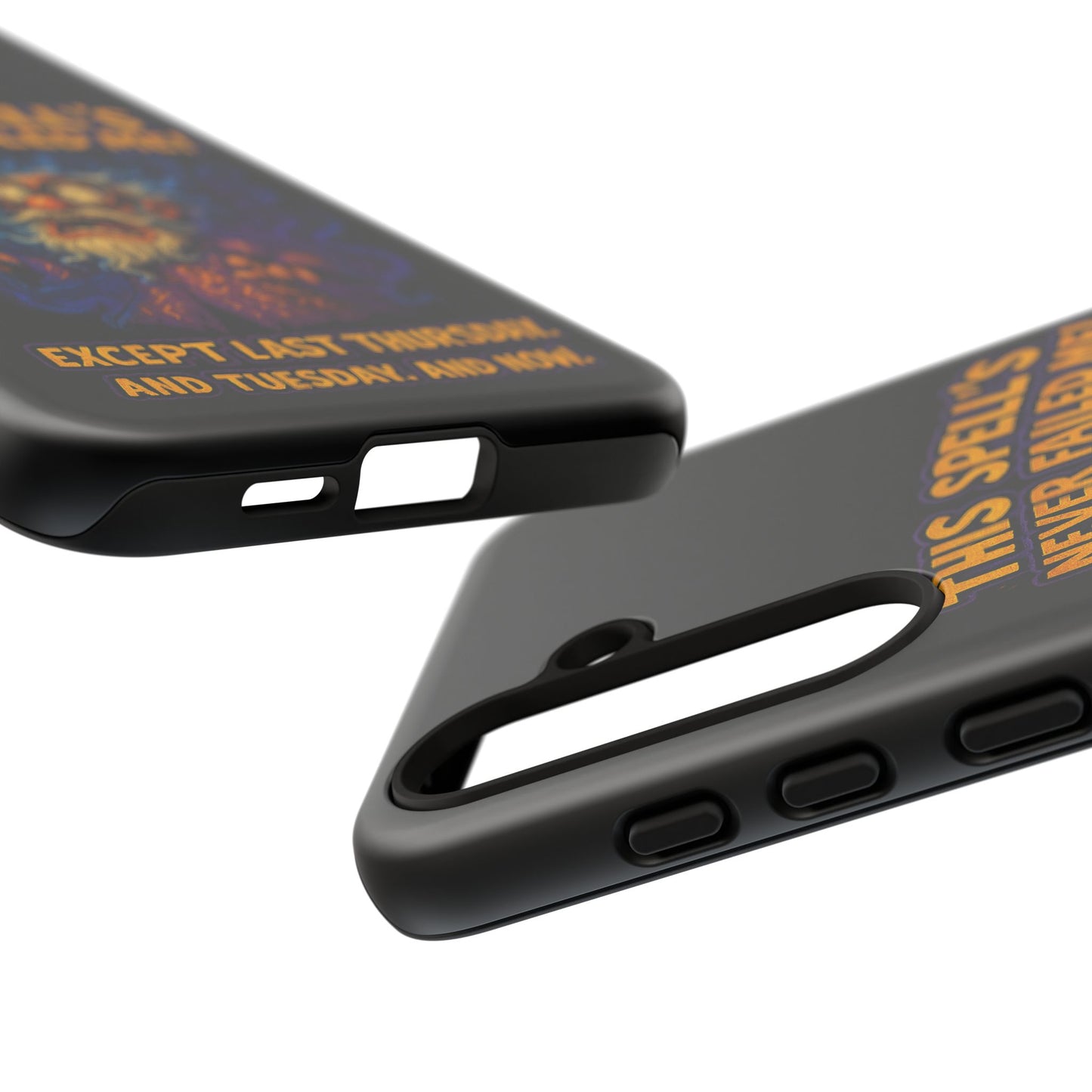Wizard Phone Case — "This Spell's Never Failed Me!" Funny Magic Protective iPhone Cover