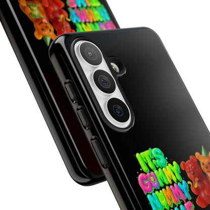 Phone Case — "It's Gummy Nummy Time" Colorful Gummy Bear Protective Case