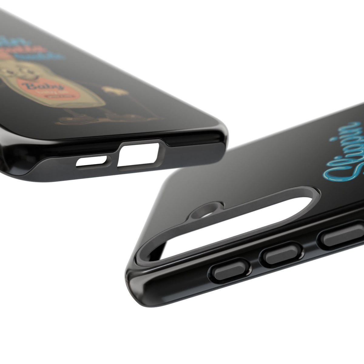 Phone Case — Retro 'Slippin Outta Trouble' Baby Bottle Design