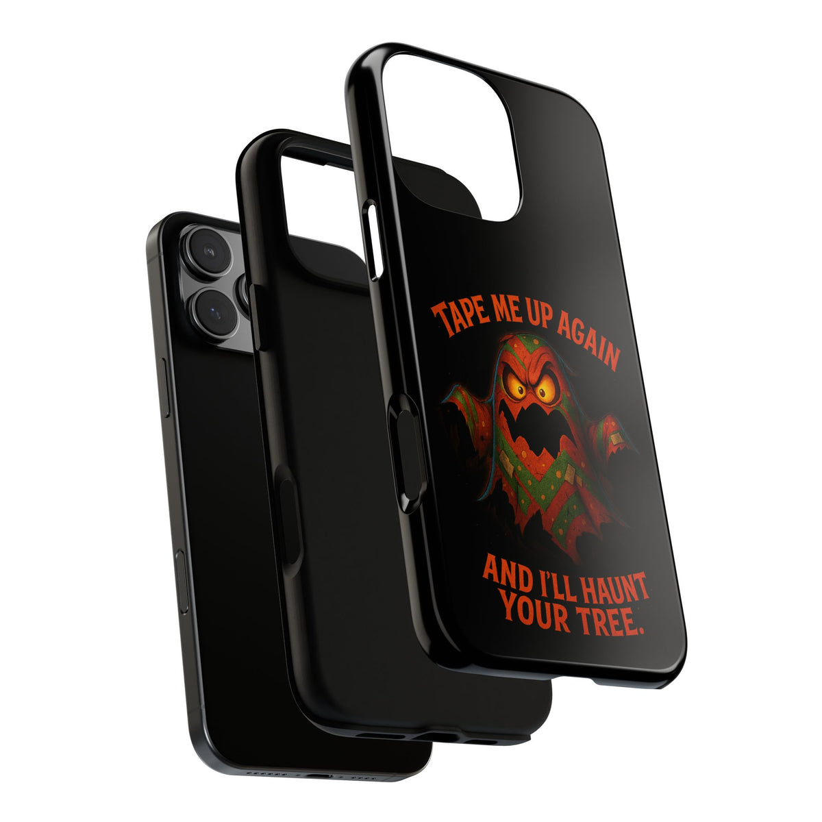 Phone Case - 'Tape Me Up Again and I'll Haunt Your Tree' Halloween Ghost Design