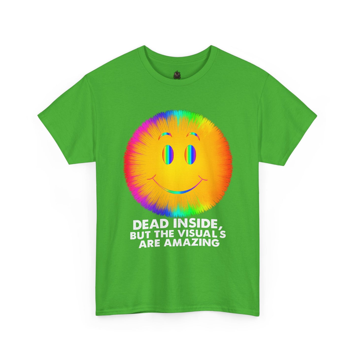 Dead Inside, But the Visuals Are Amazing – Trippy Smiley Face T-Shirt