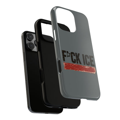 Phone Case - "F*CK ICE" Distressed Protest Design