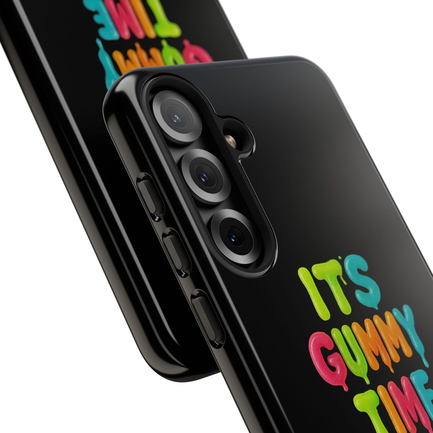 Phone Case — "It's Gummy Time" Rainbow Gummy Bear Protective Cover