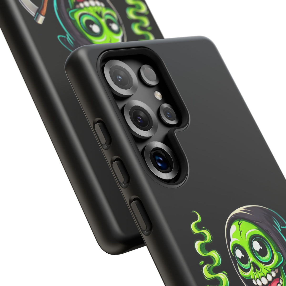Grinning Green Reaper Phone Case