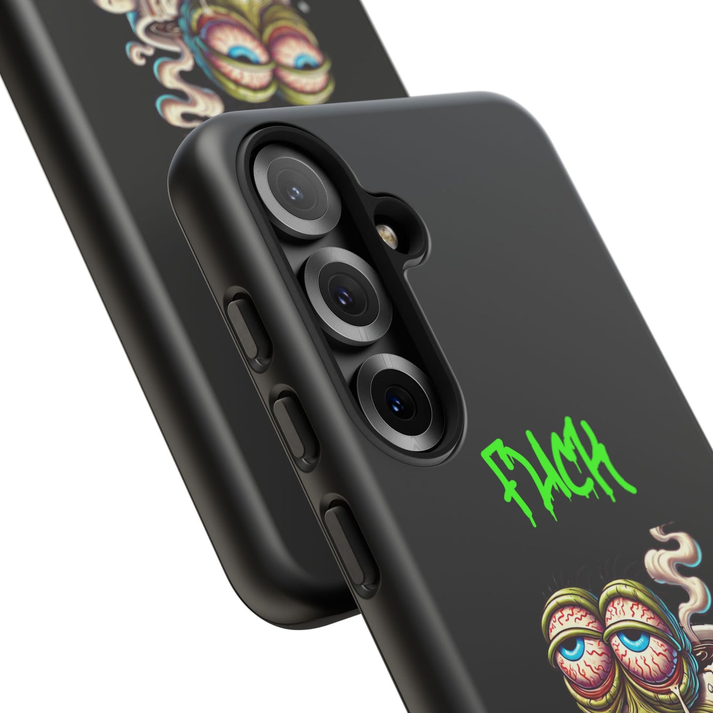 Phone Case — "F*** Monday" Grotesque Coffee Monster Shock Art