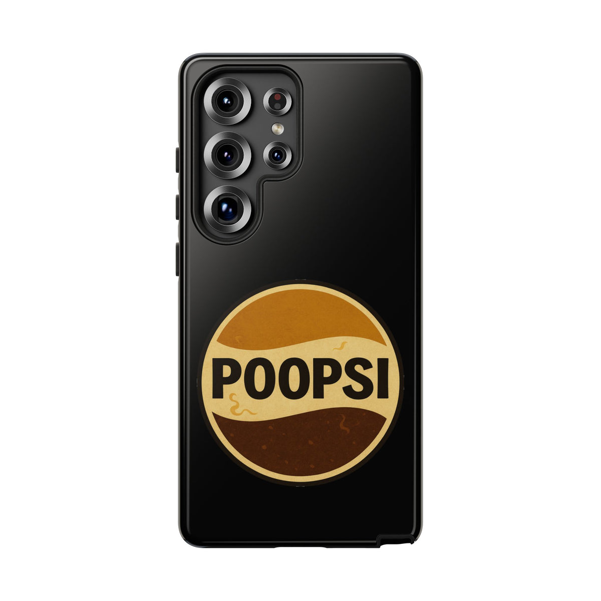 Poopsi Retro Logo Phone Case — Funny Vintage Soda-Inspired iPhone Cover
