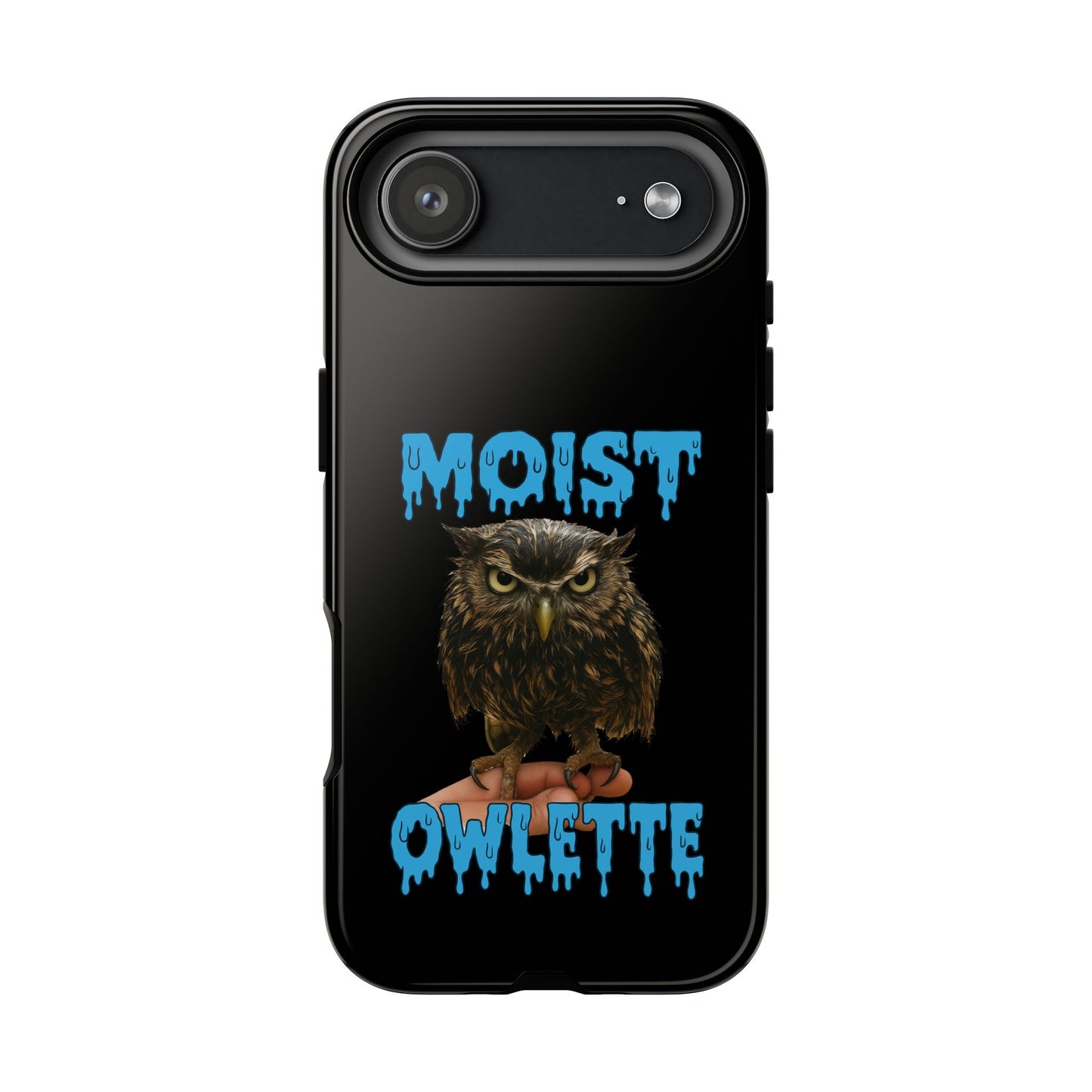 Moist Owlette Phone Case — Funny Owl Graphic Protective Case