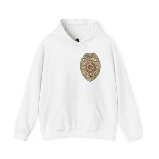 Flames Test Metal Firefighter Hoodie