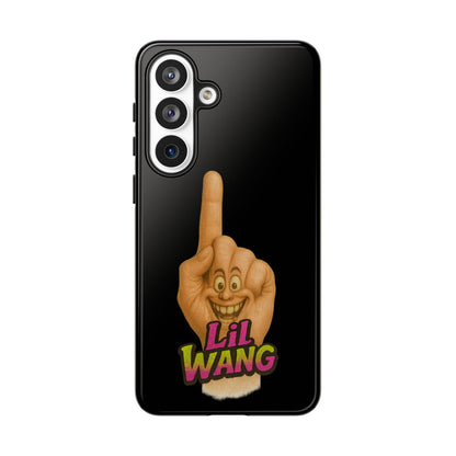 Phone Case — 'Lil Wang' Humorous Middle Finger Character Protective Cover