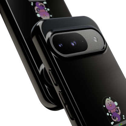 Phone Case — 'Got Protection?' Cute Purple Alien Anti-Shock Protective Cover