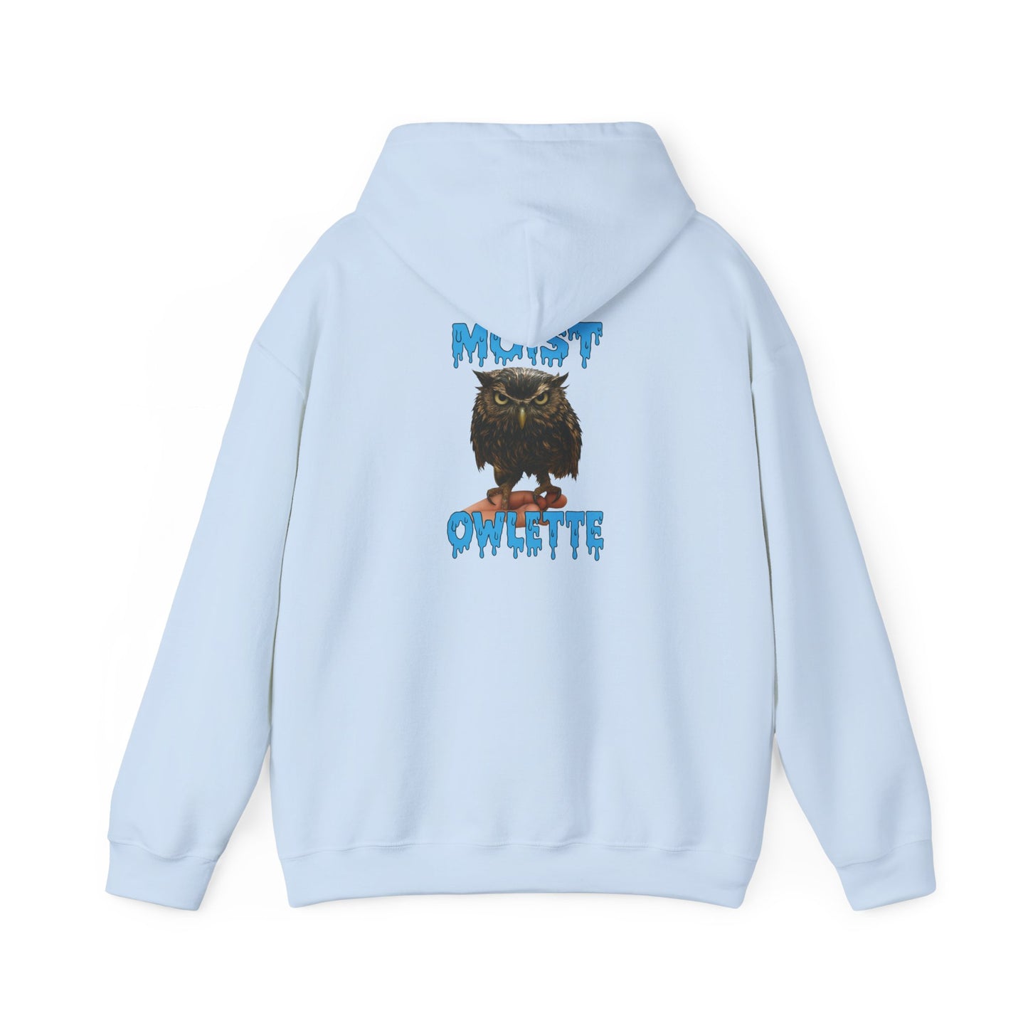 Owl Graphic Hoodie – “Must Owelette” Retro Drip Design