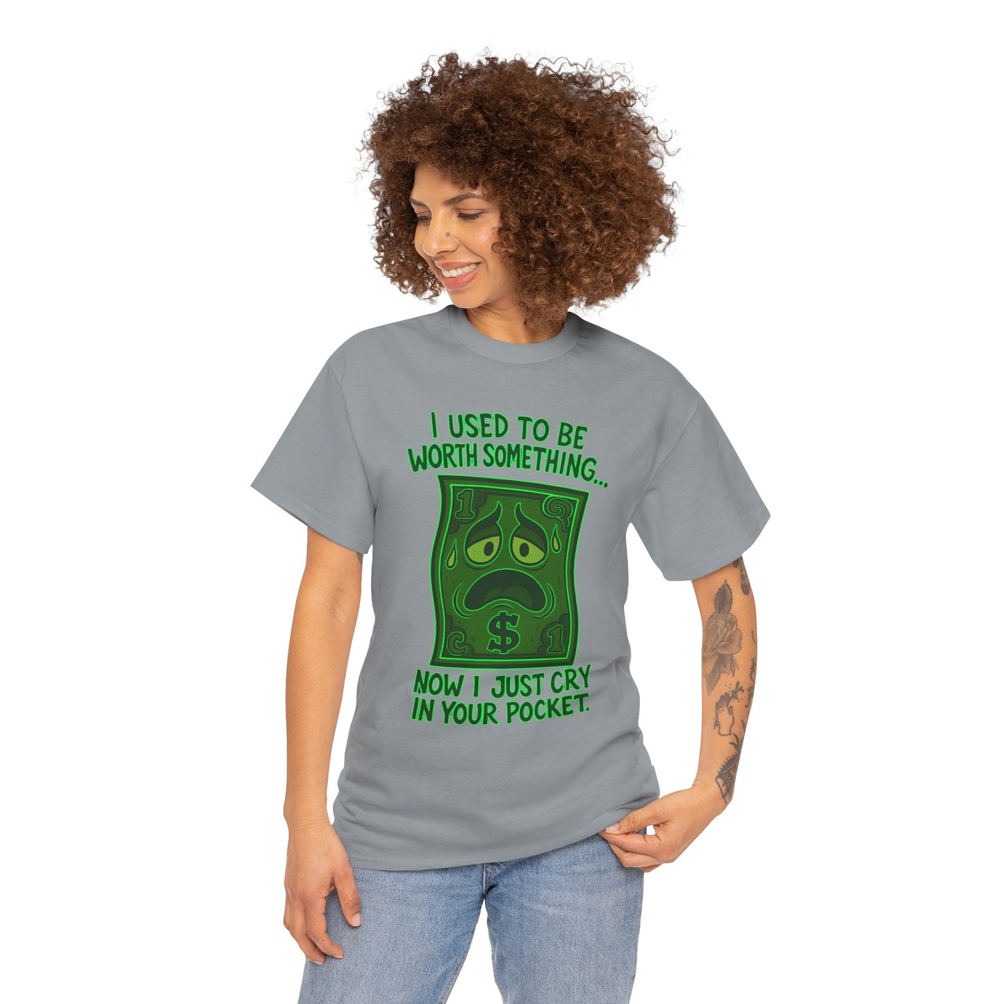 Crying Dollar – Inflation Got Me Down Tee