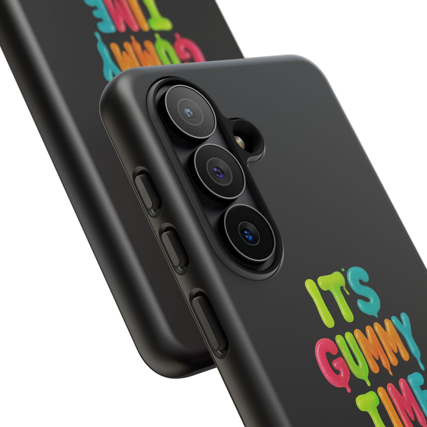 Phone Case — "It's Gummy Time" Rainbow Gummy Bear Protective Cover