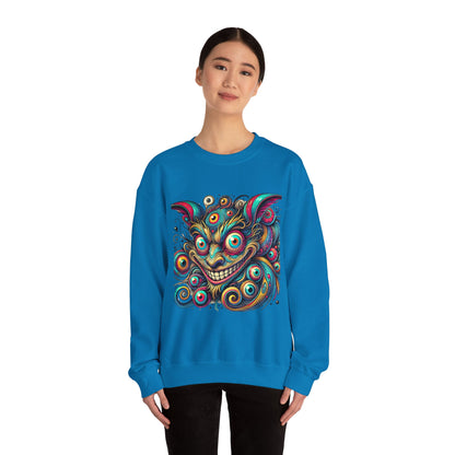 Demon Swirl Eyes Crewneck Sweatshirt